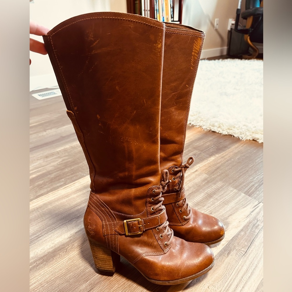 Timberland leather boots!